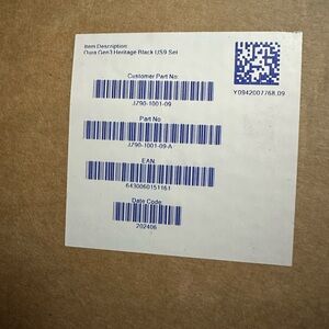 Oura Gen3 Heritage Black US9 Set